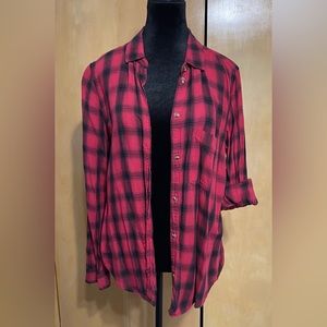 American Eagle - Women’s Size Medium - Buffalo Plaid Button Down